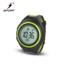 Colorful countdown timer sports watch low cost wristband stopwatch